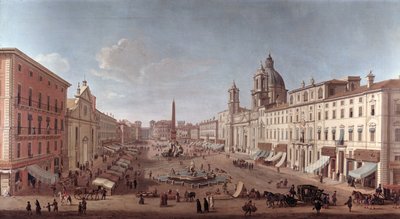 Piazza Navona, Rome by Antonio Joli